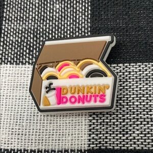 Dunkin' Donuts Box Croc Charm Shoes Dessert Run on D